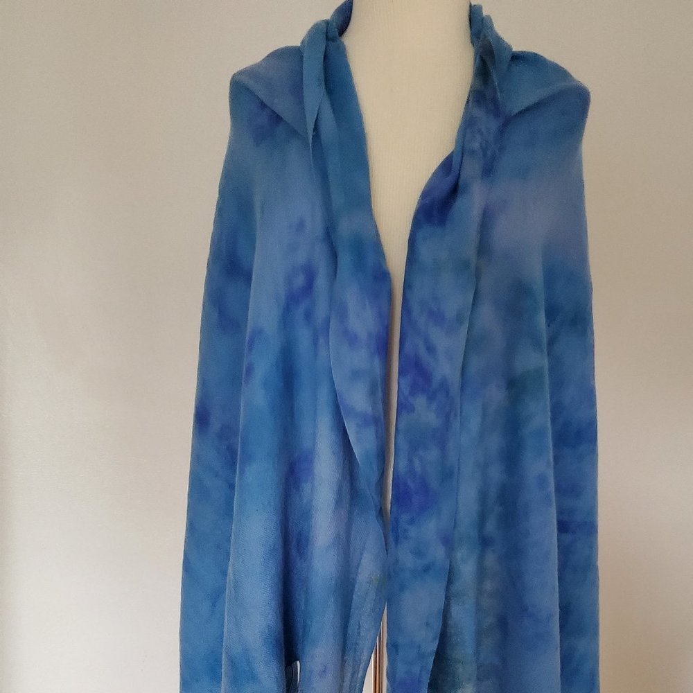 NEW Merino Wool cashmere Wrap‎ XL large Scarf purple brunello blue green gray